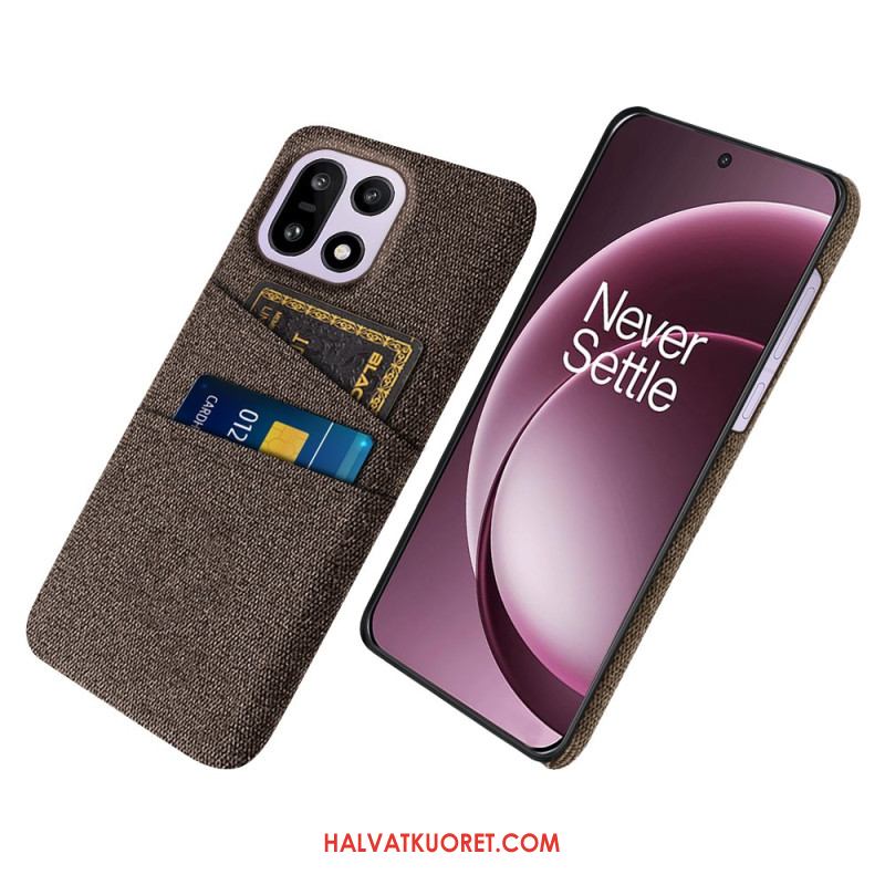 Kuori Oneplus 15 Kangaskorttikotelo