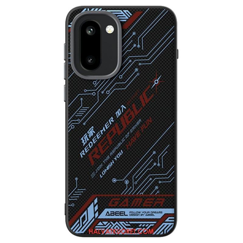 Kuori Oneplus 15r Abeel-mikrokohokuvioitu Magneettilompakko