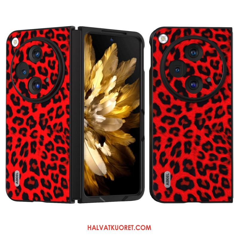 Kuori Oppo Find N3 Abeel Leopard Print Suojakuori