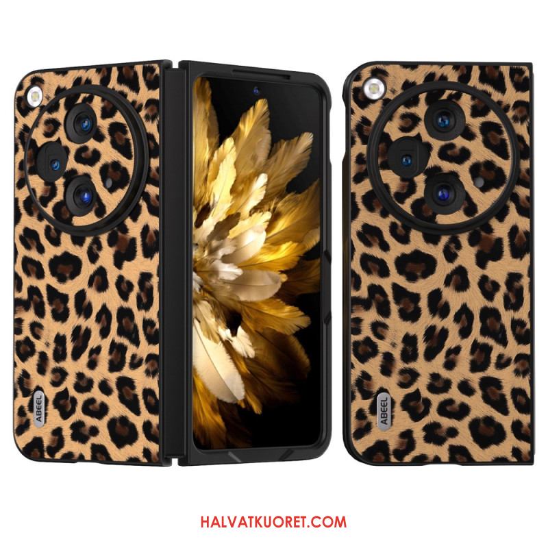 Kuori Oppo Find N3 Abeel Leopard Print Suojakuori