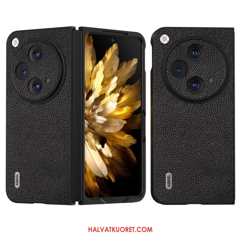 Kuori Oppo Find N3 Abeel Natural Lychee Leather