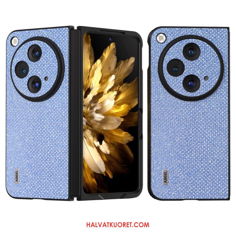 Kuori Oppo Find N3 Abeel-nahkatyyli Suojakuori