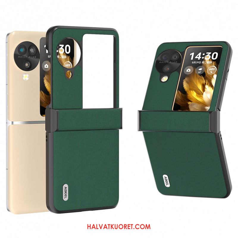 Kuori Oppo Find N3 Flip Aitoa Abeel-nahkaa