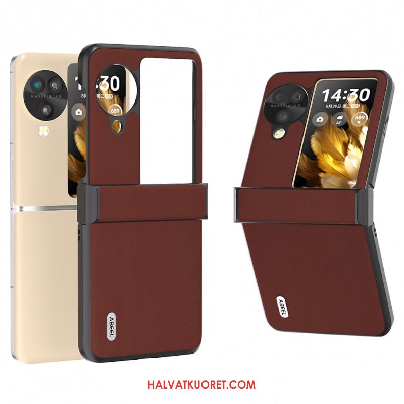 Kuori Oppo Find N3 Flip Aitoa Abeel-nahkaa