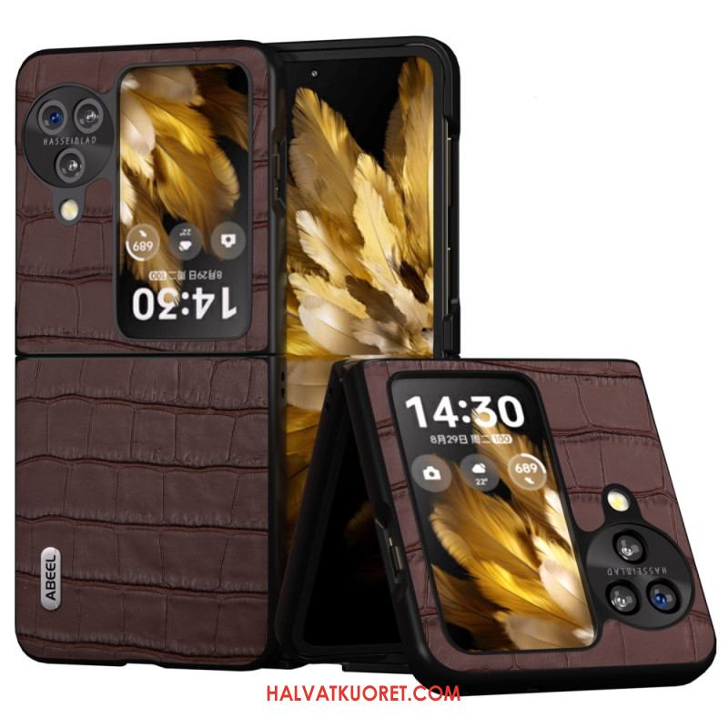 Kuori Oppo Find N3 Flip Krokotiiliefekti Abeel