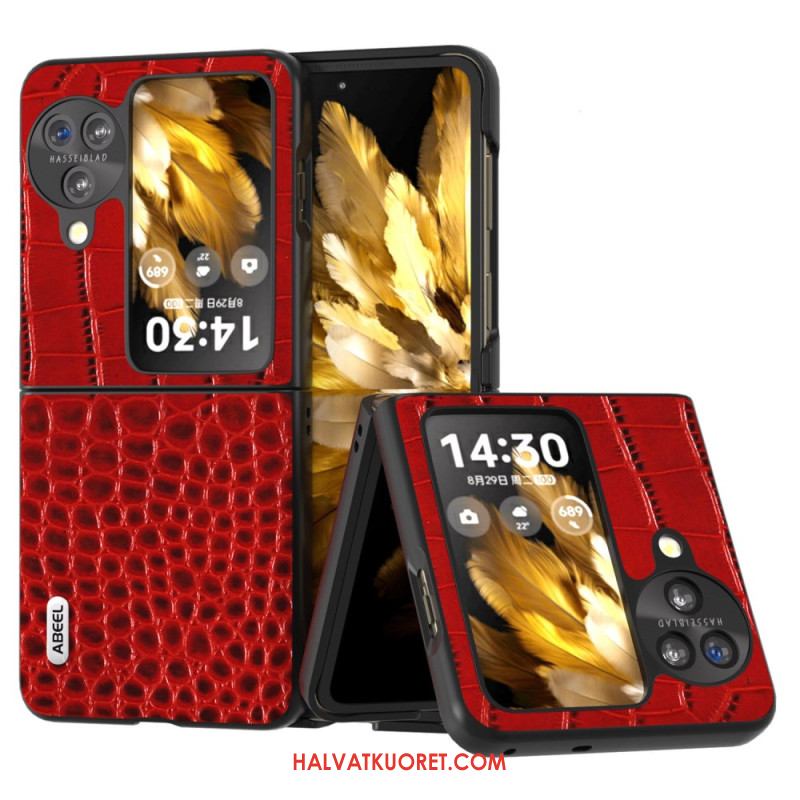 Kuori Oppo Find N3 Flip Krokotiilin Rakenne
