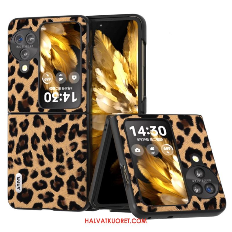 Kuori Oppo Find N3 Flip Leopardikuvio Abeel