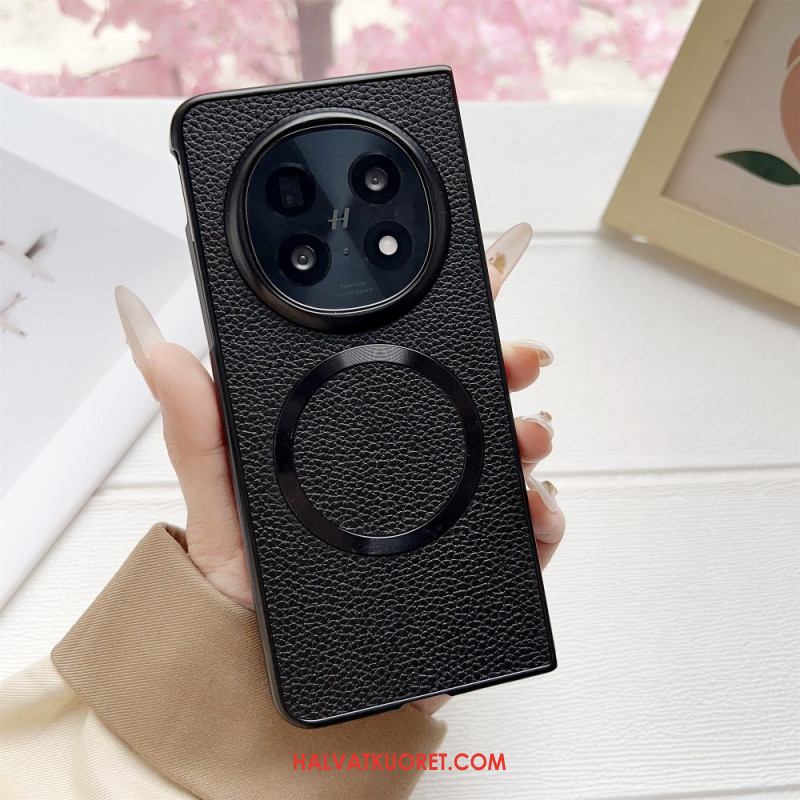 Kuori Oppo Find N5 Magsafe-yhteensopiva Keinonahka Suojakuori