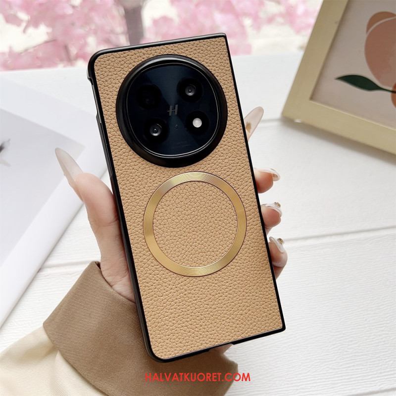 Kuori Oppo Find N5 Magsafe-yhteensopiva Keinonahka Suojakuori