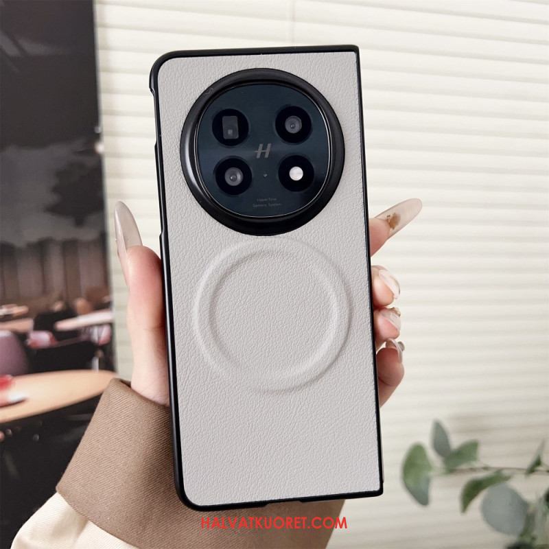 Kuori Oppo Find N5 Magsafe-yhteensopiva Nahkajäljitelmä Suojakuori