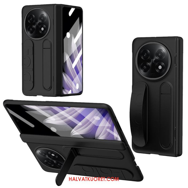 Kuori Oppo Find N5 Täysi Suoja Jalustalla Ja Hihnalla