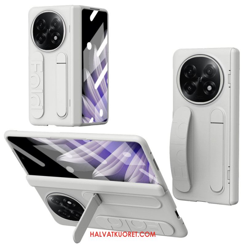 Kuori Oppo Find N5 Täysi Suoja Jalustalla Ja Hihnalla