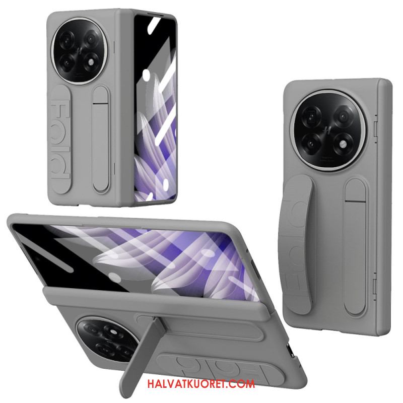 Kuori Oppo Find N5 Täysi Suoja Jalustalla Ja Hihnalla