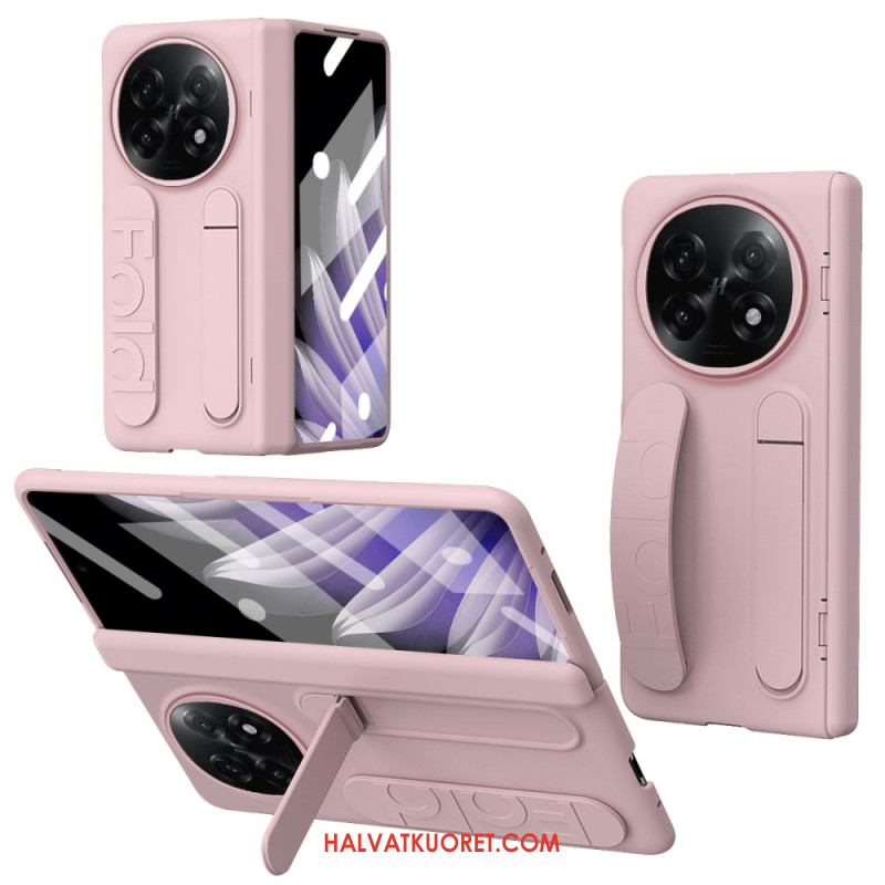 Kuori Oppo Find N5 Täysi Suoja Jalustalla Ja Hihnalla