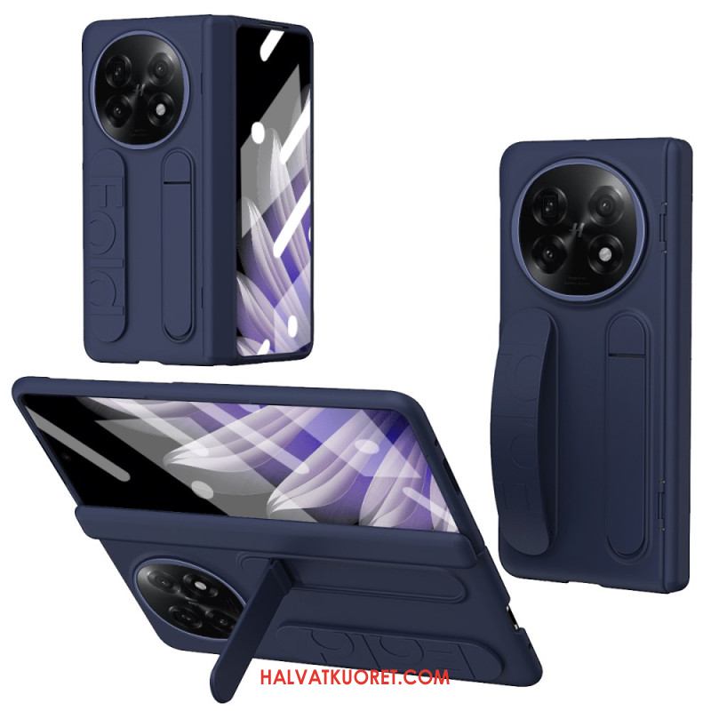 Kuori Oppo Find N5 Täysi Suoja Jalustalla Ja Hihnalla