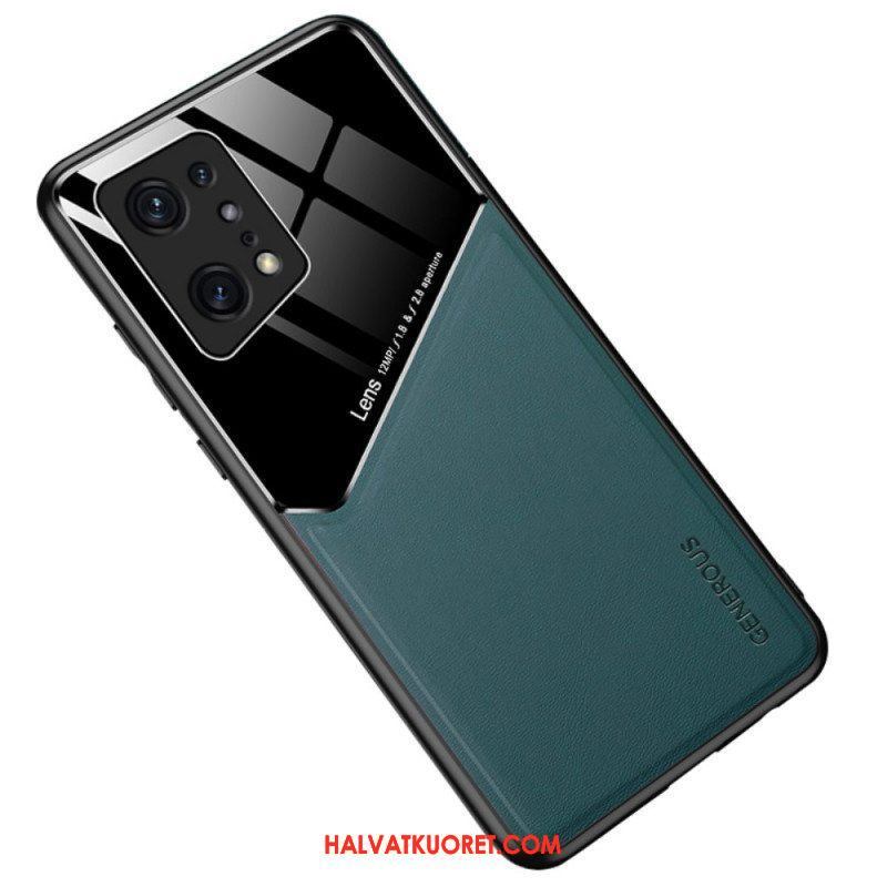 Kuori Oppo Find X5 Pro Ensiluokkainen Keinonahka