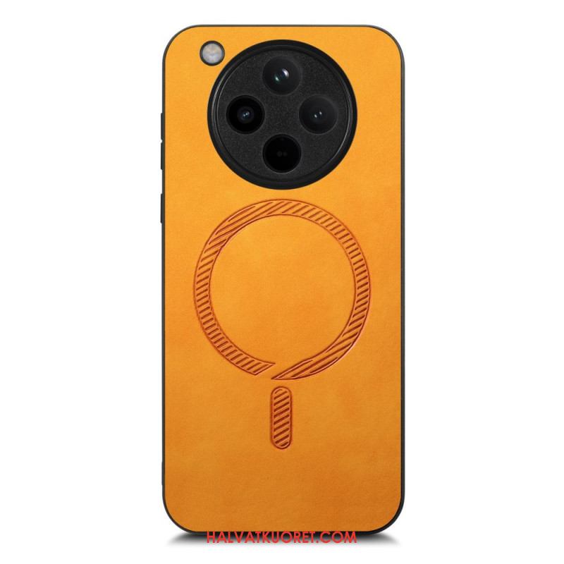 Kuori Oppo Find X8 Magsafe-yhteensopiva Nahkaefekti