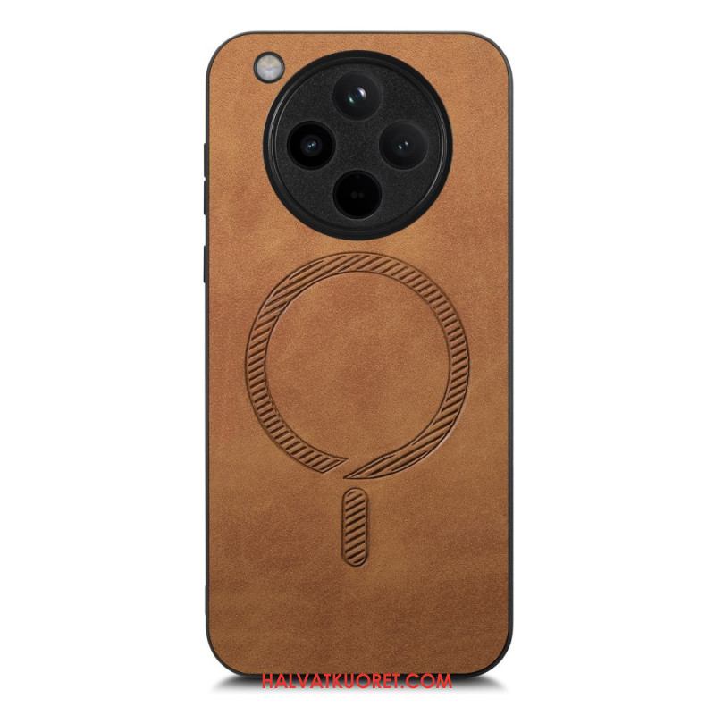 Kuori Oppo Find X8 Magsafe-yhteensopiva Nahkaefekti