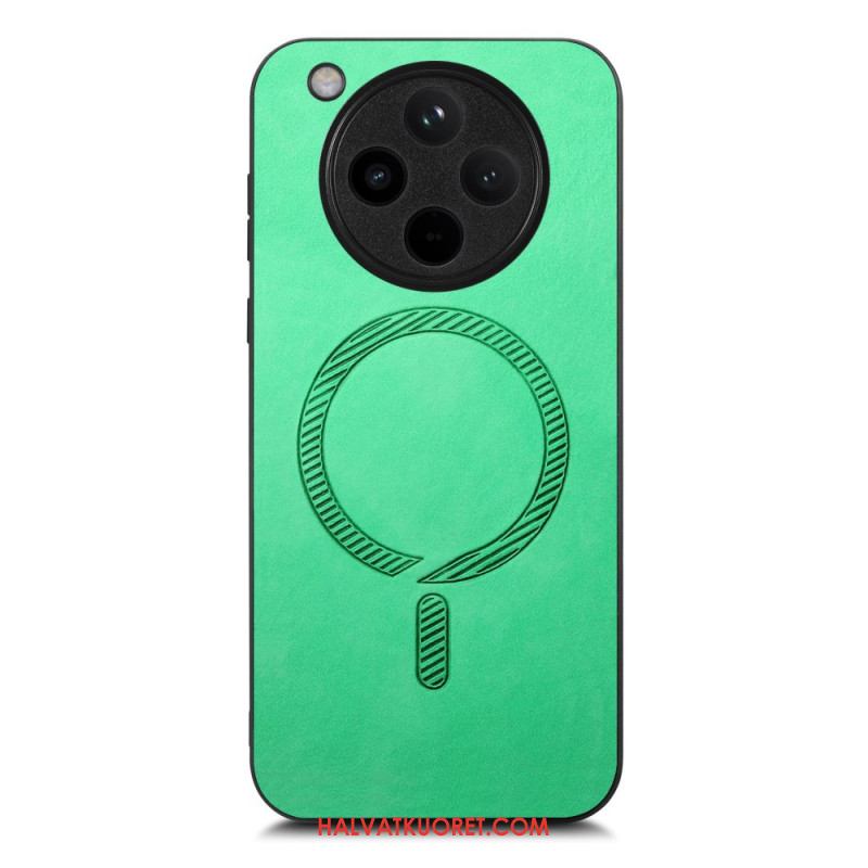 Kuori Oppo Find X8 Magsafe-yhteensopiva Nahkaefekti