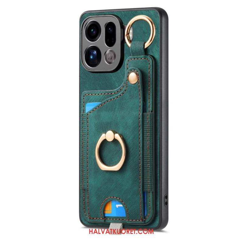 Kuori Oppo Find X9 Pro 5g Korttikotelo Ja Sormuskotelo Suojakuori