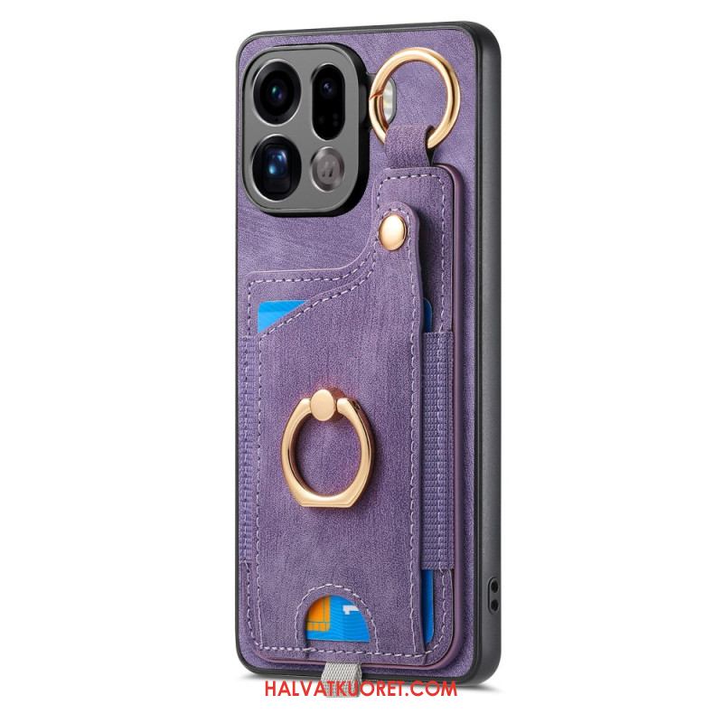 Kuori Oppo Find X9 Pro 5g Korttikotelo Ja Sormuskotelo Suojakuori