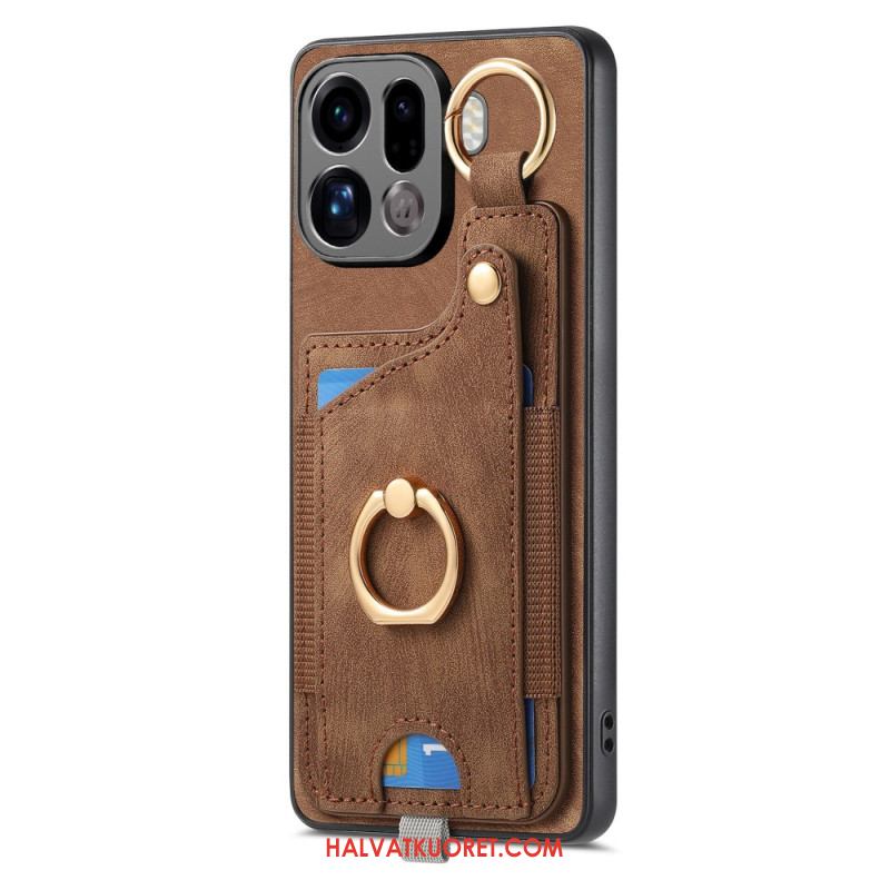 Kuori Oppo Find X9 Pro 5g Korttikotelo Ja Sormuskotelo Suojakuori