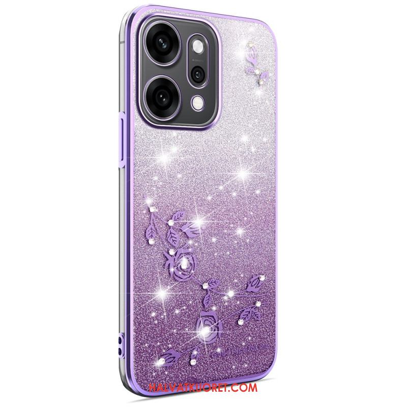 Kuori Oppo Reno 14 Pro 5g Kukat Ja Strassit
