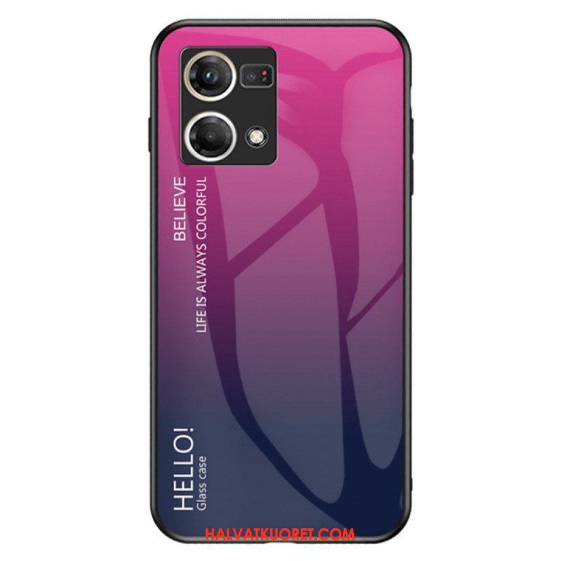 Kuori Oppo Reno 7 Karkaistu Lasi Hello