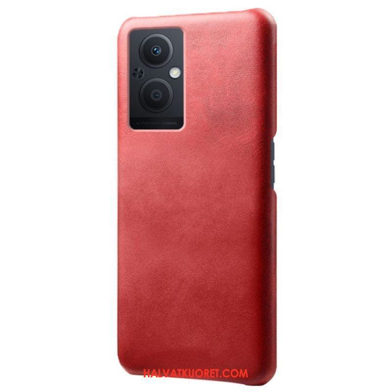 Kuori Oppo Reno 8 Lite Nahkaefekti
