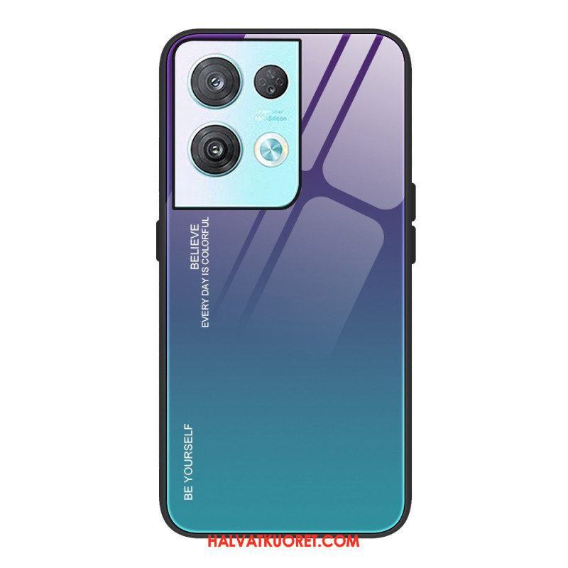 Kuori Oppo Reno 8 Pro Usko Karkaistua Lasia