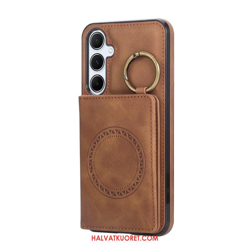 Kuori Samsung Galaxy A17 4g / 5g Korttikotelo Ja Sormus