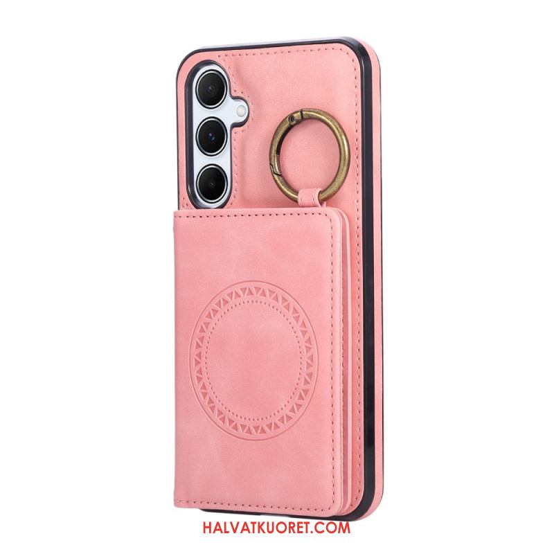 Kuori Samsung Galaxy A17 4g / 5g Korttikotelo Ja Sormus