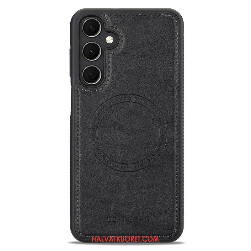 Kuori Samsung Galaxy A17 4g / 5g Magneettinen Mokkanahkakuvioinen Suojakuori