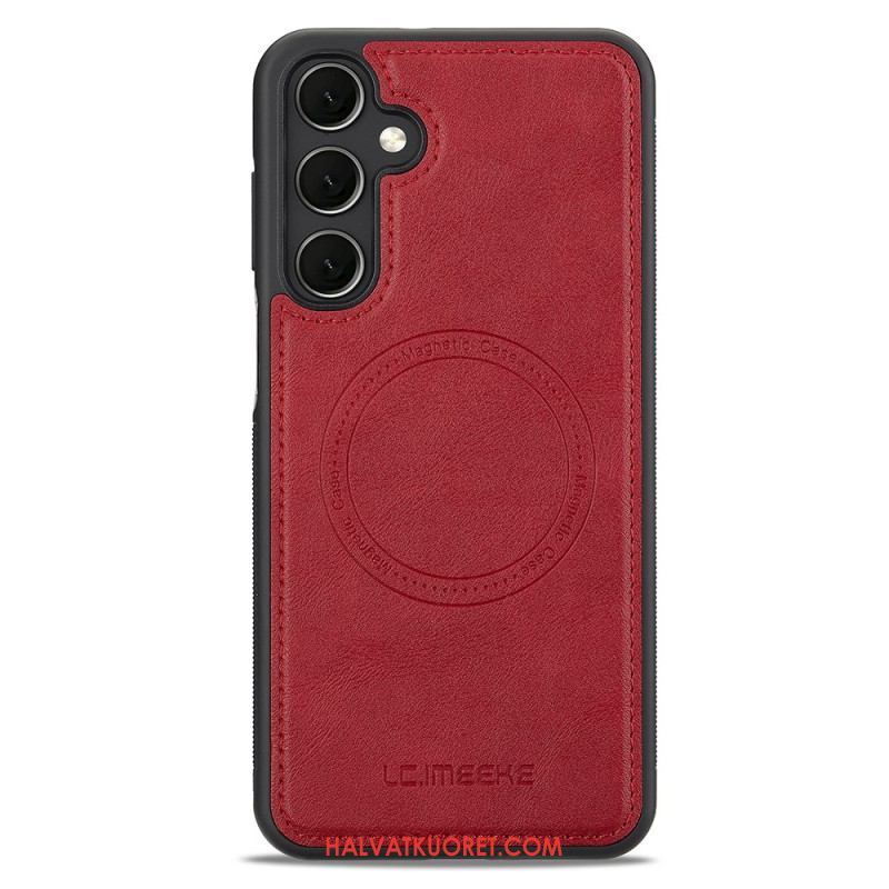 Kuori Samsung Galaxy A17 4g / 5g Magneettinen Mokkanahkakuvioinen Suojakuori