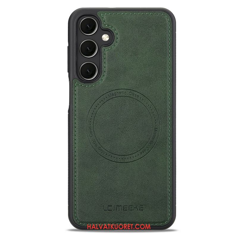 Kuori Samsung Galaxy A17 4g / 5g Magneettinen Mokkanahkakuvioinen Suojakuori