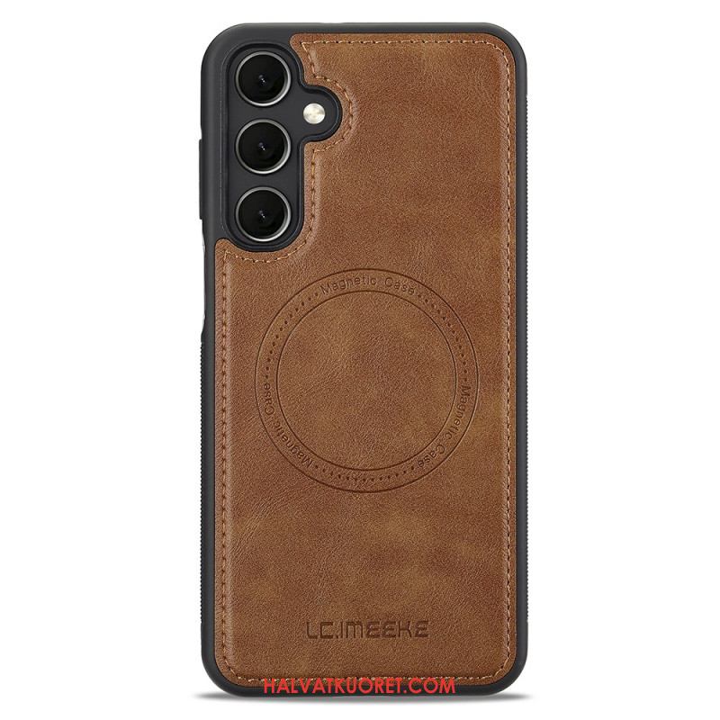 Kuori Samsung Galaxy A17 4g / 5g Magneettinen Mokkanahkakuvioinen Suojakuori