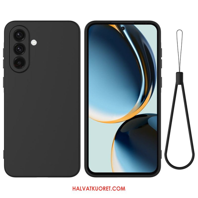 Kuori Samsung Galaxy A17 4g / 5g Nestemäinen Silikoni Ja Nauha