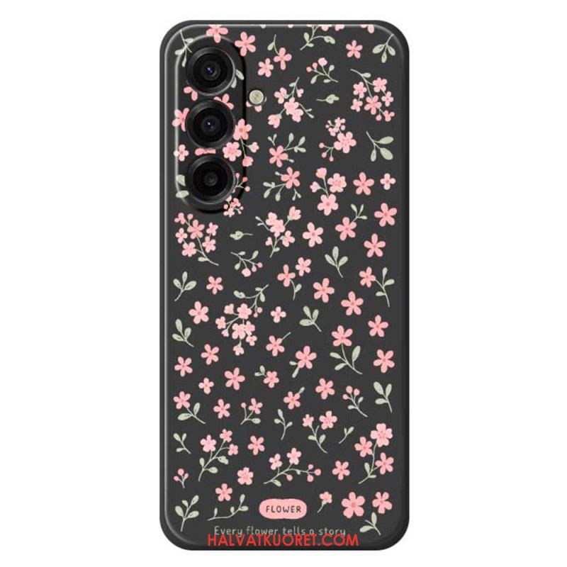 Kuori Samsung Galaxy A17 4g / 5g Vaaleanpunaiset Kukat Suojakuori