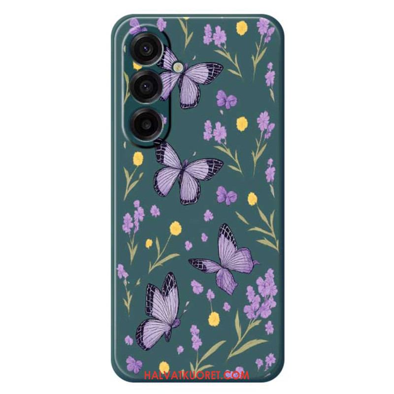 Kuori Samsung Galaxy A17 4g / 5g Violetit Perhoset