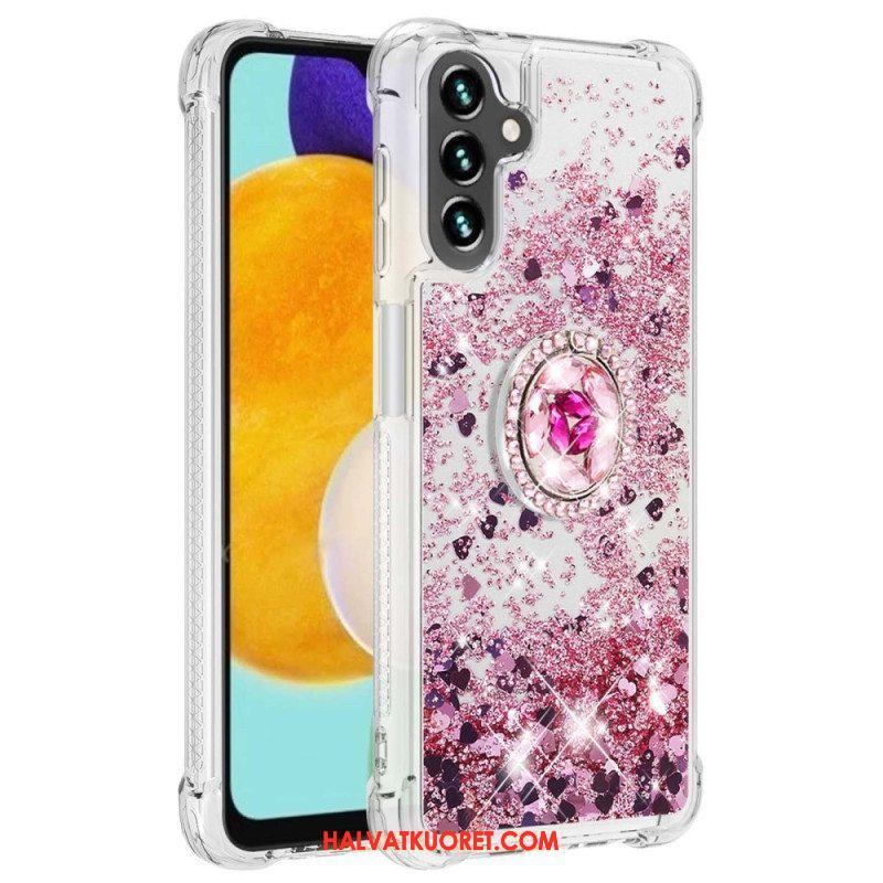 Kuori Samsung Galaxy A54 5G Paljetteja Rengastuella