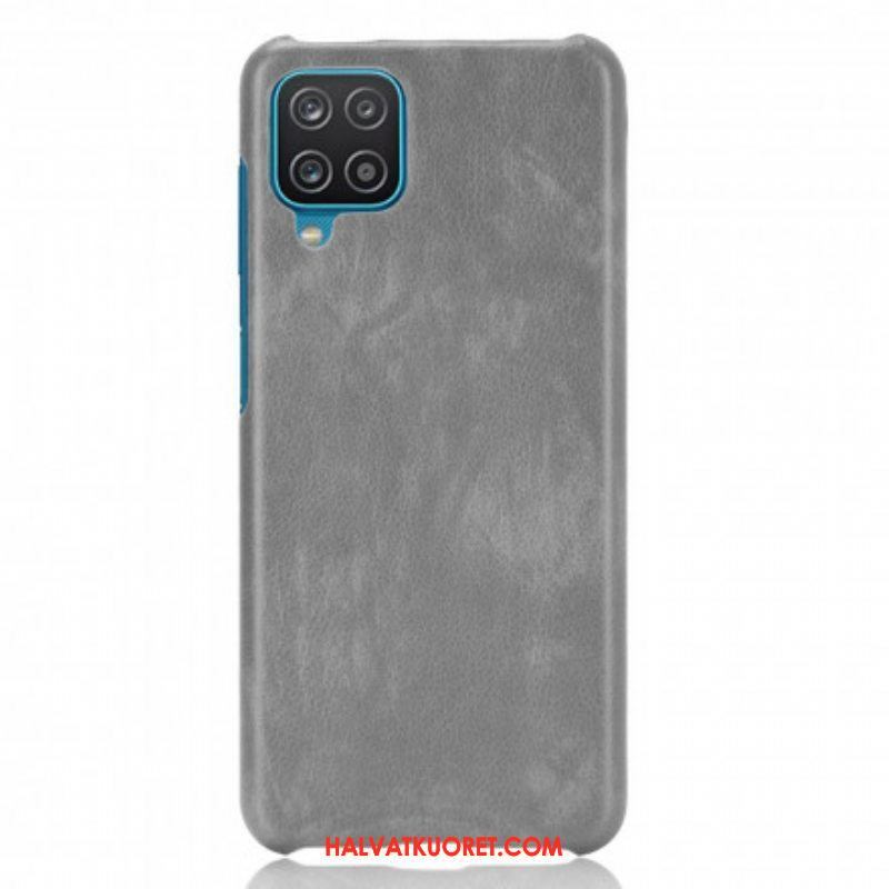 Kuori Samsung Galaxy M12 / A12 Litsi-nahkaefekti