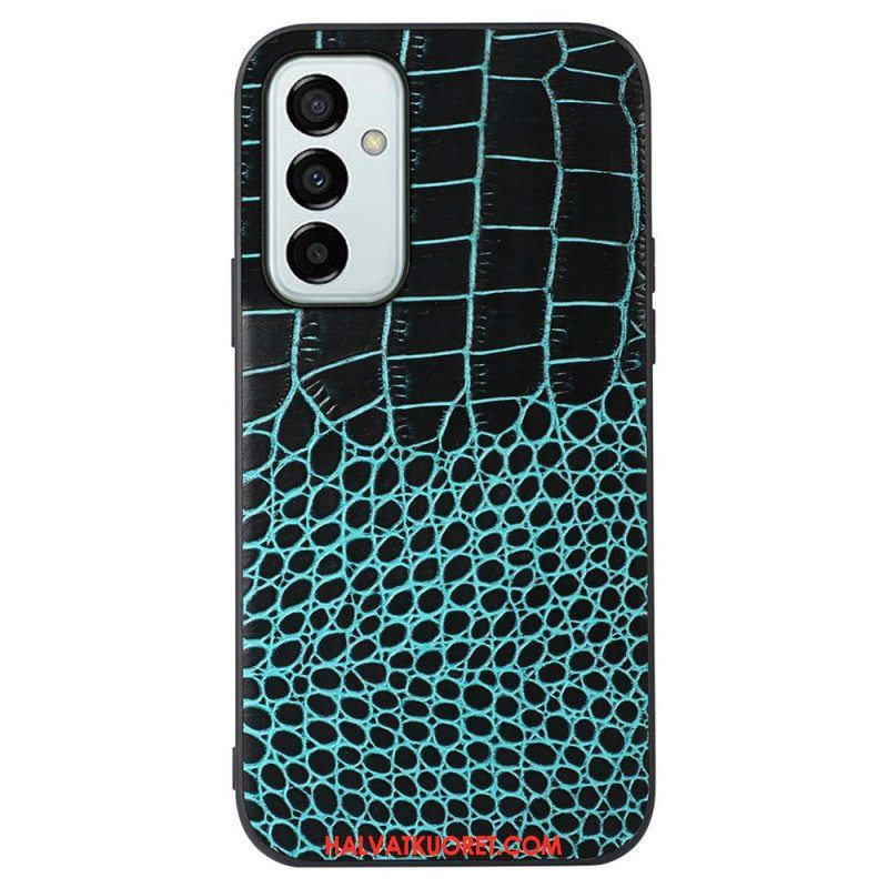 Kuori Samsung Galaxy M23 5G Aito Crocodile Texture -nahka