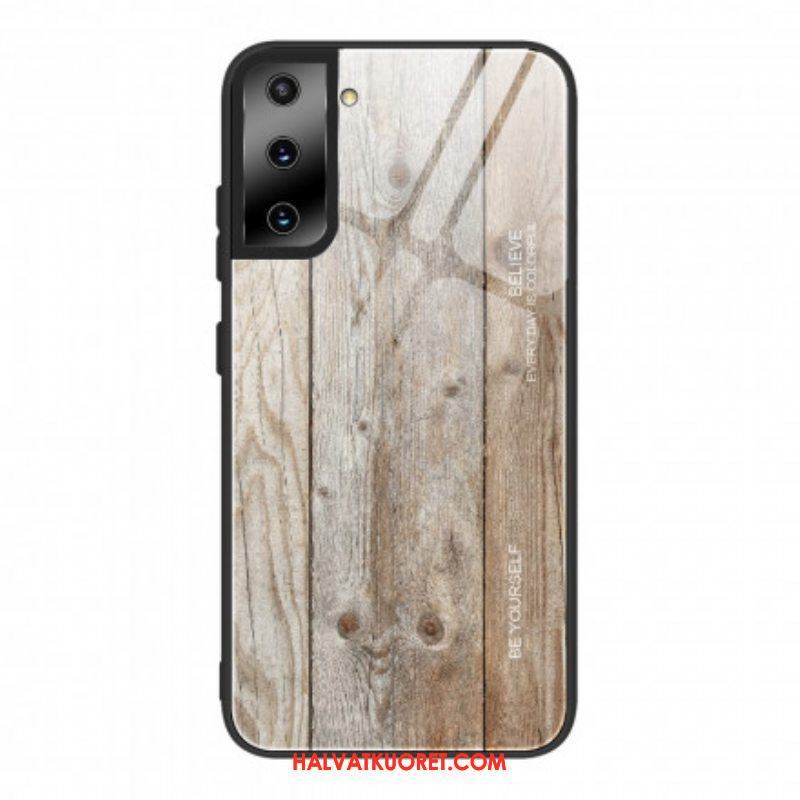 Kuori Samsung Galaxy S21 Ultra 5G Wood Design Karkaistu Lasi