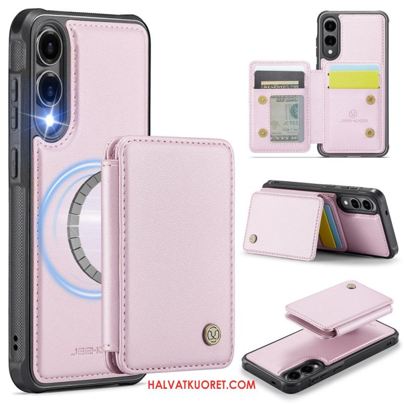 Kuori Samsung Galaxy S25 5g Edge Irrotettava Jeehood Magneettikorttikotelo