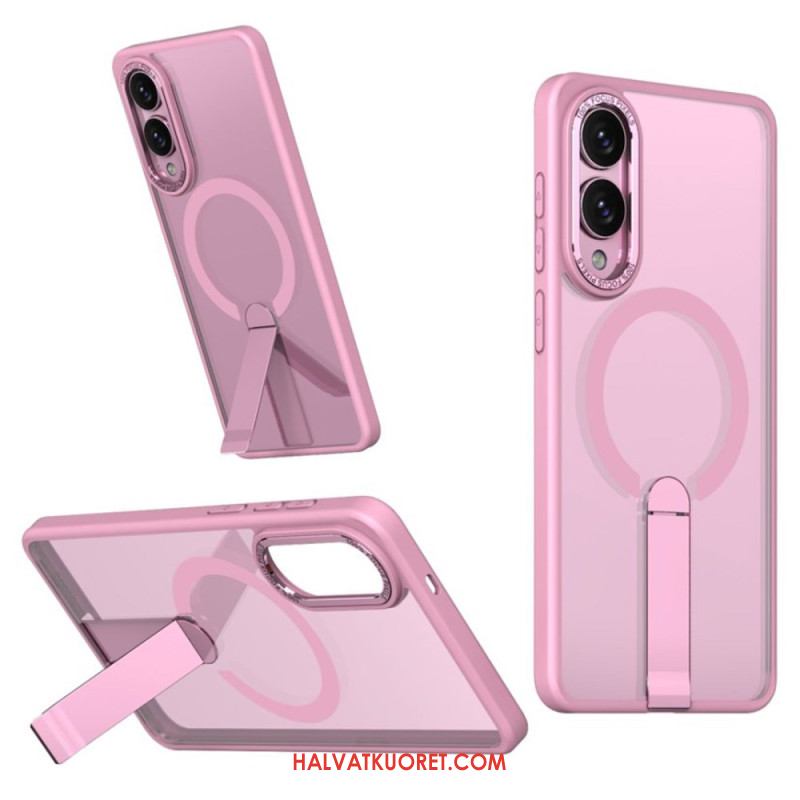 Kuori Samsung Galaxy S25 5g Edge Magsafe-yhteensopiva Integroidulla Jalustalla Suojakuori