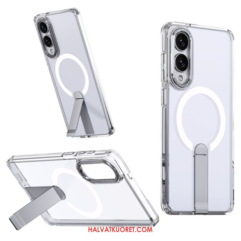 Kuori Samsung Galaxy S25 5g Edge Magsafe-yhteensopiva Integroidulla Jalustalla Suojakuori