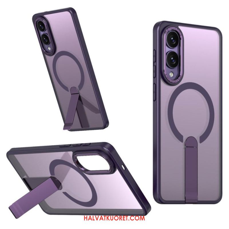 Kuori Samsung Galaxy S25 5g Edge Magsafe-yhteensopiva Integroidulla Jalustalla Suojakuori