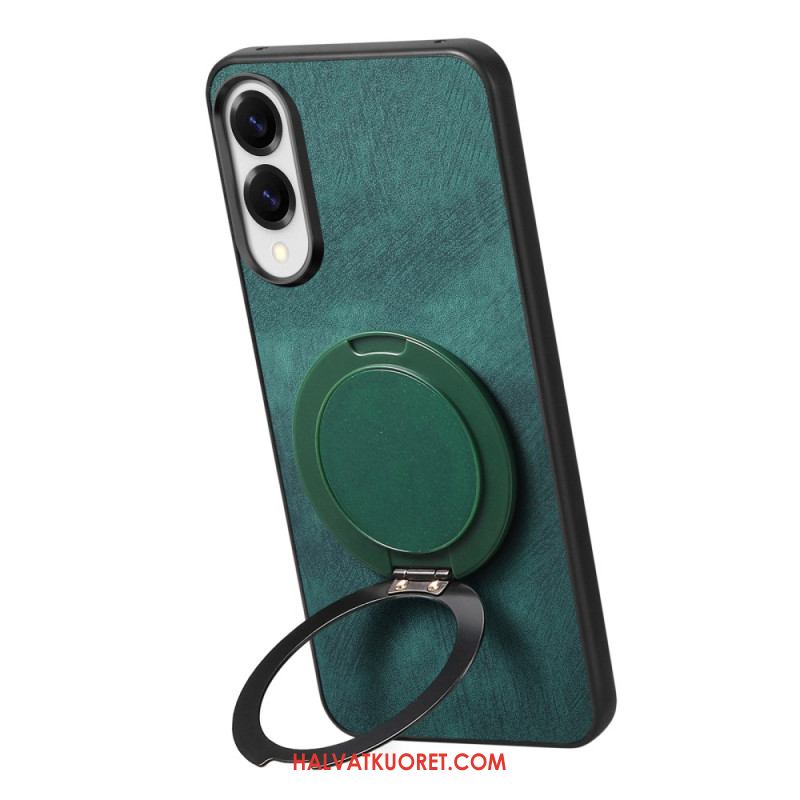 Kuori Samsung Galaxy S25 5g Edge Mokkanahkakuvio Kääntyvällä Jalustalla