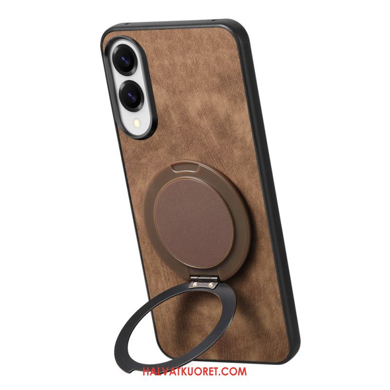 Kuori Samsung Galaxy S25 5g Edge Mokkanahkakuvio Kääntyvällä Jalustalla