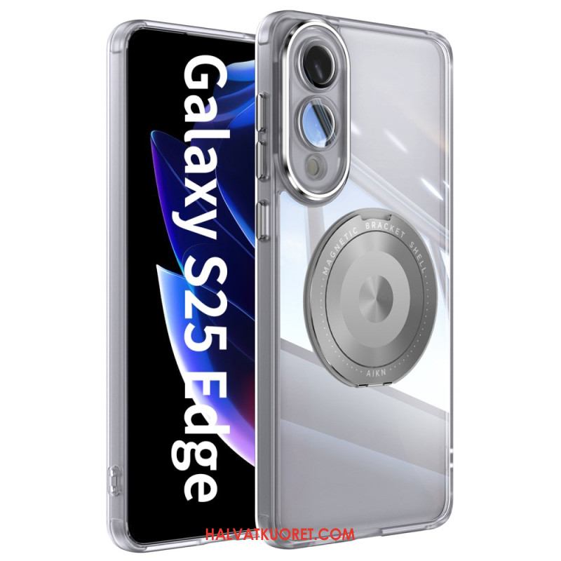 Kuori Samsung Galaxy S25 5g Edge Pyörivä Kiinnitys Ja Linssinsuojus